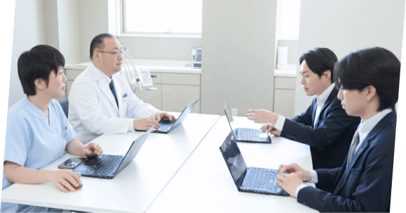 週1回の医院訪問の様子