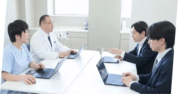 週1回の医院訪問の様子